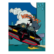 Batmobile Wroom! Post Cards