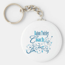 Baton Twirler Coach Swirly Key Chain