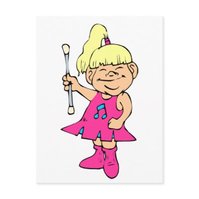 Baton Twirler Postcards by BackToSchoolDays