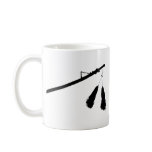 Baton with Tassel Outline Silhouette Coffee Mugs