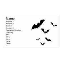 Bats Business Card Templates