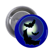 Bats In Flight Buttons