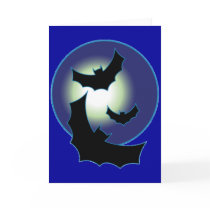 Bats In Flight Card
