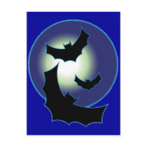 Bats In Flight Post Card