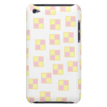 Battenburg Cake Pattern. Pink and Yellow. iPod Touch Case-Mate Case