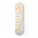 Battenburg Cake Pattern. Pink and Yellow. Custom skateboards