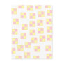 Battenburg Cake Pattern. Pink and Yellow. Postcard