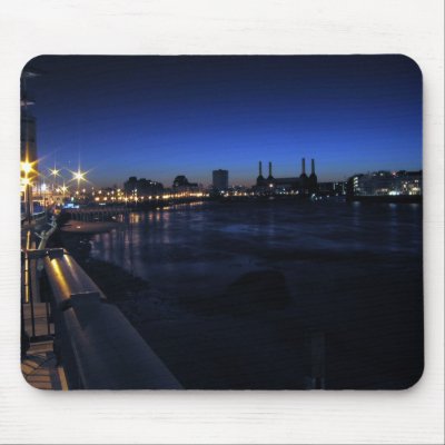 Battersea Power Station Mouse Pad by conefry