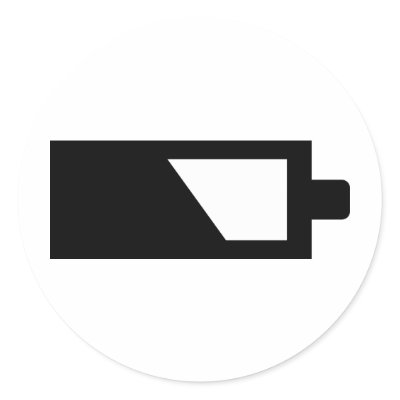 battery icon sticker by Tomaniac