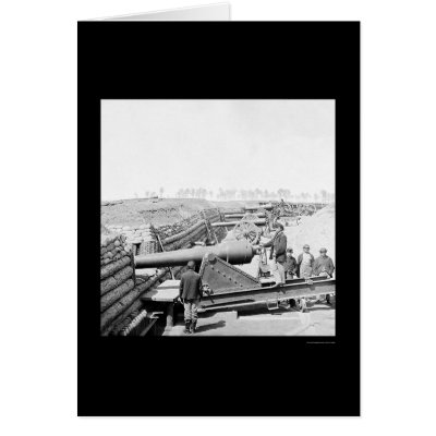 Battery of Parrott Guns at Fort Brady, VA 1864 by lc_civilwar
