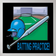 Batting Practice Print