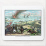 Battle Between The Monitor And Merrimac Mousepad