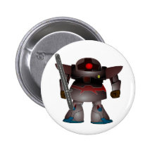 Battle Bot by Chillee Wilson Pin