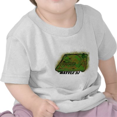 battle dj t shirt by djbonkers