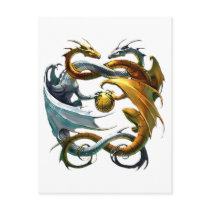 Battle Dragons Post Card
