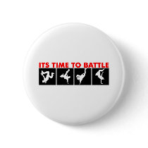 Battle Hat Pinback Button