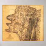 Battle of Antietam - Civil War Panoramic Map 7 Poster