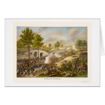 Battle of Antietam Showing General McClellan 1862 Cards
