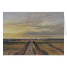 Battle of Brienne, 29th January 1814, 1840 Greeting Cards