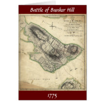 Battle of Bunker Hill - American Revolutionary War Greeting Card