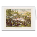 Battle of Chickamauga by Kurz and Allison 1863 Card