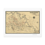 Battle of Chickamauga - Civil War Panoramic Map Postcards