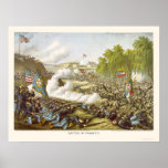 Battle of Corinth by Kurz and Allison 1862 posters