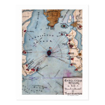 Battle of Fort Sumter - Civil War Panoramic Post Cards