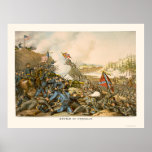 Battle of Franklin by Kurz and Allison 1864 posters