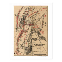 Battle of Gettysburg 2 postcards