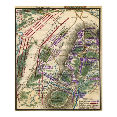 Battle of Gettysburg 4 Print by LanternPress