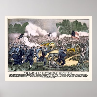 Battle of Gettysburg by  1863 by lc_civilwar