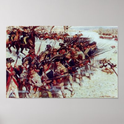 Battle of Guilford Court House Print by Dividenda