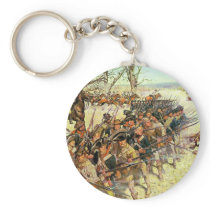 Battle of Guilford Courthouse by Charles McBarron Key Chain