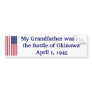 Battle of Okinawa Bumper Stickers