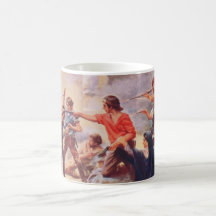 Battle of the Alamo by Percy Moran Mug