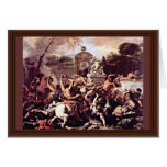 Battle Of The Centaurs And Lapiths By Ricci Greeting Card