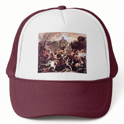 Battle Of The Centaurs And Lapiths By Ricci Hats by Artcollection