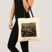 Battle of the Lapiths and Centaurs by Michelangelo Tote Bag