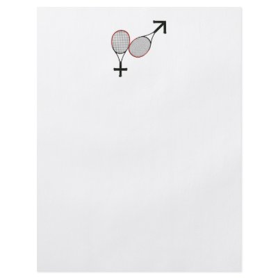 Battle of the Sexes Tennis by HappyDoggies