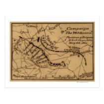 Battle of the Wilderness - Civil War Panoramic postcards