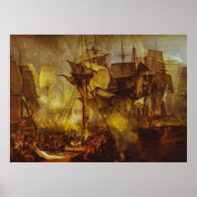 Battle of Trafalgar 1808 Canvas Print