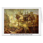 Battle Of Trafalgar By Joseph William Turner Card