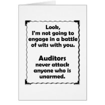 Battle of Wits Auditor Card