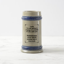 Battle of Wits Statistician Coffee Mugs