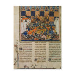 Battle scene, from the biography of Godefroi