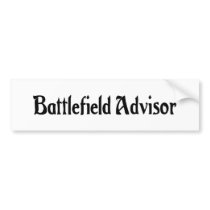 Battlefield Advisor Bumper Sticker