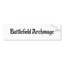 Battlefield Archmage Bumper Sticker
