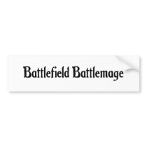 Battlefield Battlemage Bumper Sticker