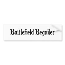Battlefield Beguiler Bumper Sticker